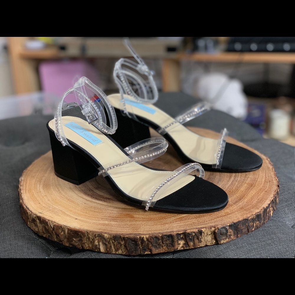 Black jeweled heel from Betsey Johnson Blue line
